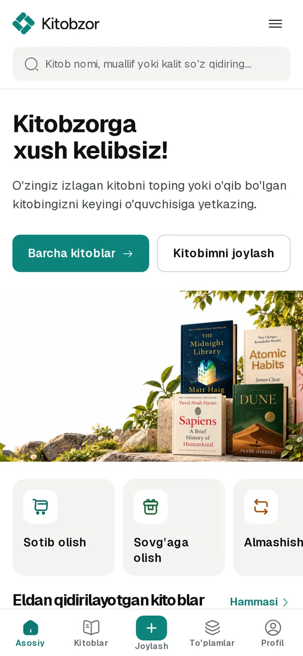Kitobzor telefonda
